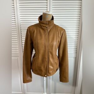 Vintage Brown Moto Wilsons Leather jacket coat Sz XL